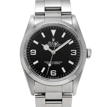 ロレックス エクスプローラー 14270 ブラック メンズ 時計 【中古】【wristwatch】