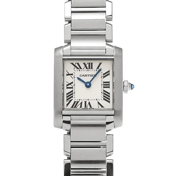 カルティエ タンクフランセーズ SM　 W51008Q3 シルバー レディース 時計 【中古】【wristwatch】