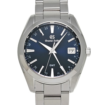 グランドセイコー ヘリテージコレクション クォーツ GMT SBGN031 ネイビー メンズ 時計 【中古】【wristwatch】