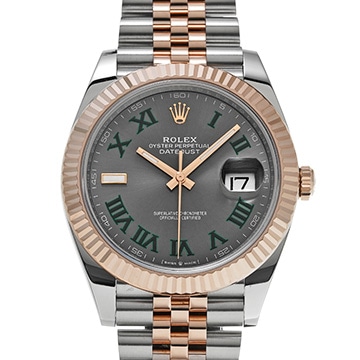 ロレックス デイトジャスト 41 126331 スレート メンズ 時計 【中古】【wristwatch】