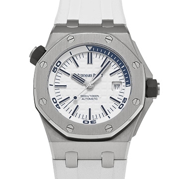 オーデマ ピゲ ロイヤルオーク オフショア ダイバー 15710ST.OO.A010CA.01 ホワイト メンズ 時計 【中古】【wristwatch】