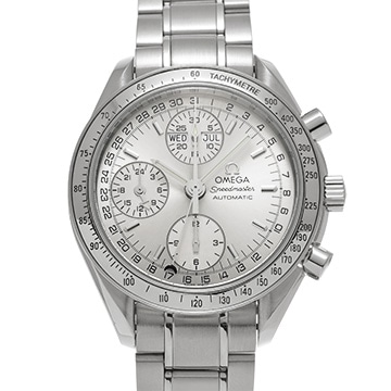 オメガ スピードマスター トリプルカレンダー 3523.30 シルバー メンズ 時計 【中古】【wristwatch】