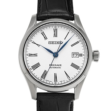 セイコー プレザージュ クラフツマンシップ シリーズ SARX049 ホワイト メンズ 時計 【中古】【wristwatch】