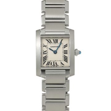 カルティエ タンクフランセーズ SM　 W51008Q3 シルバー レディース 時計 【中古】【wristwatch】