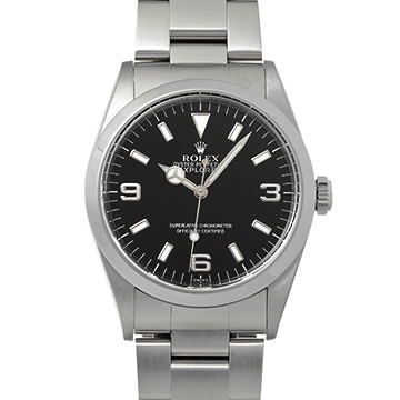 ロレックス エクスプローラー 14270 ブラック メンズ 時計 【中古】【wristwatch】