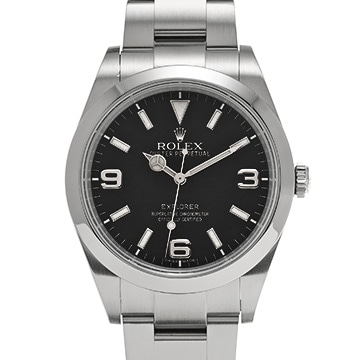 ロレックス エクスプローラー 214270 ブラック メンズ 時計 【中古】【wristwatch】