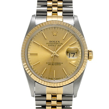 ロレックス デイトジャスト 36 16233 シャンパン メンズ 時計 【中古】【wristwatch】