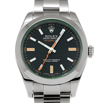 ロレックス ミルガウス 116400GV ブラック メンズ 時計 【中古】【wristwatch】