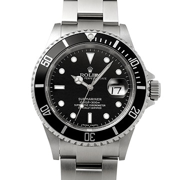 ロレックス サブマリーナ デイト 16610 ブラック メンズ 時計 【中古】【wristwatch】