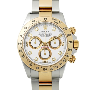 ロレックス コスモグラフ デイトナ 116523G ホワイト/ダイヤモンド メンズ 時計 【中古】【wristwatch】