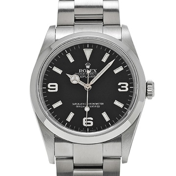 ロレックス エクスプローラー 114270 ブラック メンズ 時計 【中古】【wristwatch】