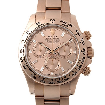 ロレックス コスモグラフ デイトナ 116505A ピンク/ダイヤモンド メンズ 時計 【中古】【wristwatch】