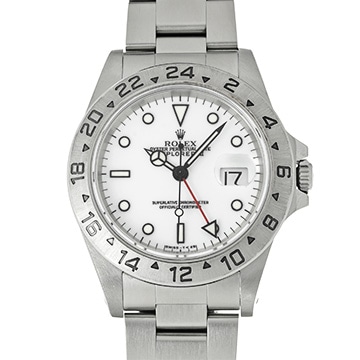 ロレックス エクスプローラーII 16570 ホワイト メンズ 時計 【中古】【wristwatch】