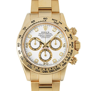 ロレックス コスモグラフ デイトナ 116508G ホワイト/ダイヤモンド メンズ 時計 【中古】【wristwatch】