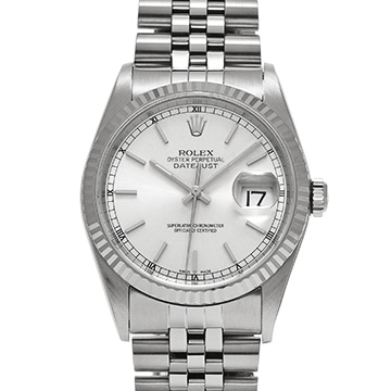 ロレックス デイトジャスト 36 16234 シルバー メンズ 時計 【中古】【wristwatch】