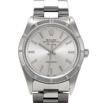 ロレックス エアキング 14010 シルバー メンズ 時計 【中古】【wristwatch】