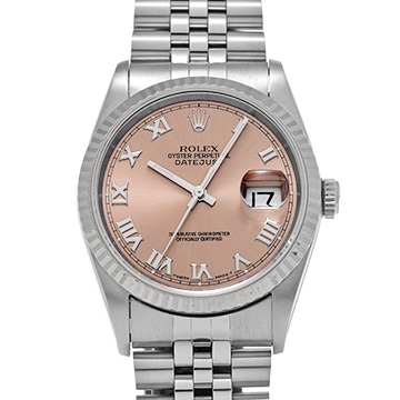 ロレックス デイトジャスト 36 16234 ピンク メンズ 時計 【中古】【wristwatch】
