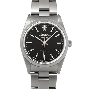 ロレックス エアキング 14000 ブラック メンズ 時計 【中古】【wristwatch】
