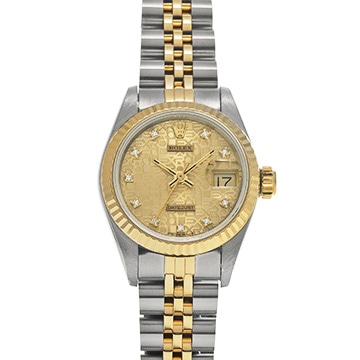 ロレックス デイトジャスト 26 69173G シャンパンコンピュータ/ダイヤモンド レディース 時計 【中古】【wristwatch】