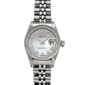 ロレックス デイトジャスト 79174NR ホワイトシェル レディース 時計 【中古】【wristwatch】