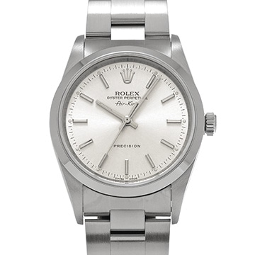 ロレックス エアキング 14000M シルバー メンズ 時計 【中古】【wristwatch】