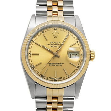ロレックス デイトジャスト 36 16233 シャンパン メンズ 時計 【中古】【wristwatch】