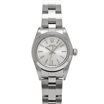 ロレックス オイスターパーペチュアル 76080 シルバー レディース 時計 【中古】【wristwatch】