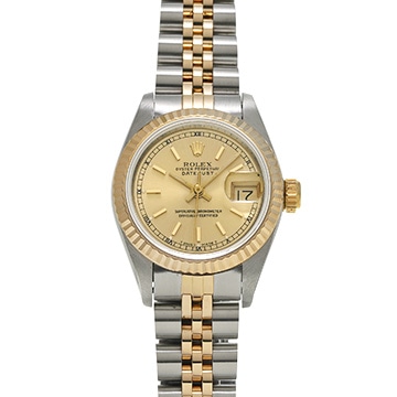 ロレックス デイトジャスト 26 69173 シャンパン レディース 時計 【中古】【wristwatch】