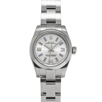 ロレックス オイスターパーペチュアル 26 176200 シルバー レディース 時計 【中古】【wristwatch】