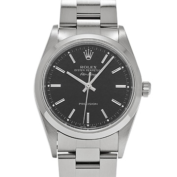 ロレックス エアキング 14000M ブラック メンズ 時計 【中古】【wristwatch】