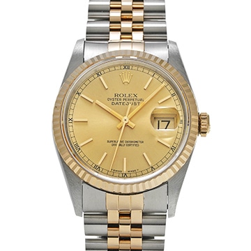ロレックス デイトジャスト 36 16233 シャンパン メンズ 時計 【中古】【wristwatch】