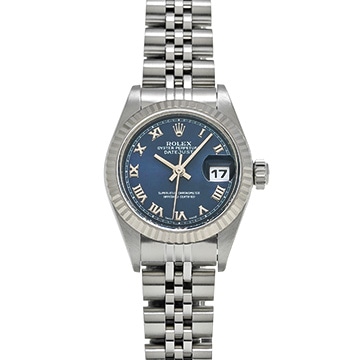 ロレックス デイトジャスト 69174 ブルー レディース 時計 【中古】【wristwatch】