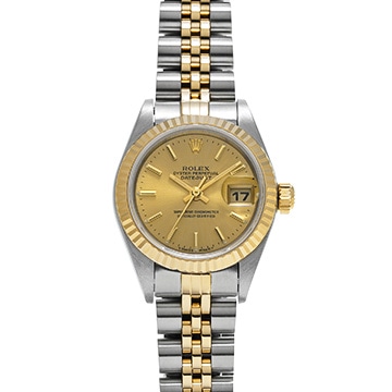 ロレックス デイトジャスト 79173 シャンパン レディース 時計 【中古】【wristwatch】
