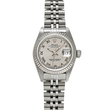 ロレックス デイトジャスト 69174 グレー レディース 時計 【中古】【wristwatch】