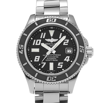 ブライトリング スーパーオーシャン 42 A1736402/BA28 ブラック メンズ 時計 【中古】【wristwatch】