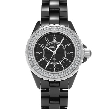 シャネル J12 33MM H0949 ブラック レディース 時計 【中古】【wristwatch】