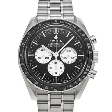 オメガ スピードマスター ムーンウォッチ プロフェッショナル コーアクシャル マスタークロノメーター クロノグラフ 310.30.42.50.01.004 ブラック/ホワイト メンズ 時計 【中古】【wristwatch】