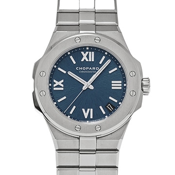 ショパール アルパイン イーグル ラージ 298600-3001 ブルー メンズ 時計 【中古】【wristwatch】