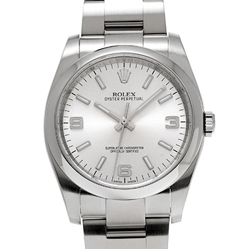 ロレックス オイスターパーペチュアル 116000 シルバー メンズ 時計 【中古】【wristwatch】