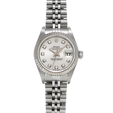 ロレックス デイトジャスト 79174G シルバー/ダイヤモンド レディース 時計 【中古】【wristwatch】