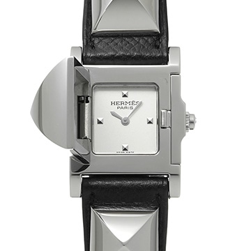 エルメス メドール ME3.210 シルバー レディース 時計 【中古】【wristwatch】
