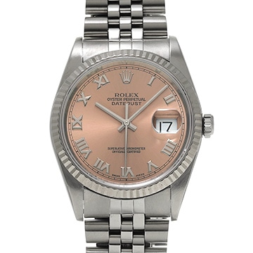 ロレックス デイトジャスト 36 16234 ピンク メンズ 時計 【中古】【wristwatch】