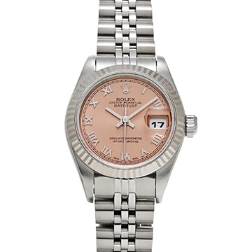 ロレックス デイトジャスト 79174 ピンク レディース 時計 【中古】【wristwatch】