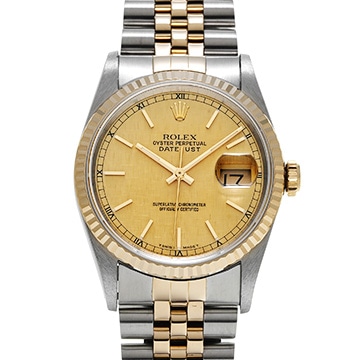 ロレックス デイトジャスト 36 16233 シャンパン メンズ 時計 【中古】【wristwatch】