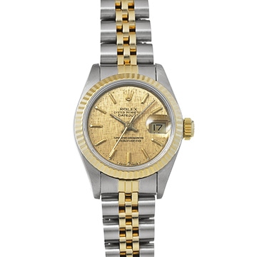 ロレックス デイトジャスト 26 69173 シャンパンモザイク レディース 時計 【中古】【wristwatch】