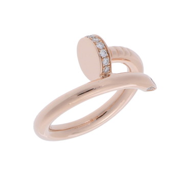カルティエ ジュストアンクル リング #49 ゴールド K18ピンクゴールド PG レディース ジュエリー 【中古】【jewelry】