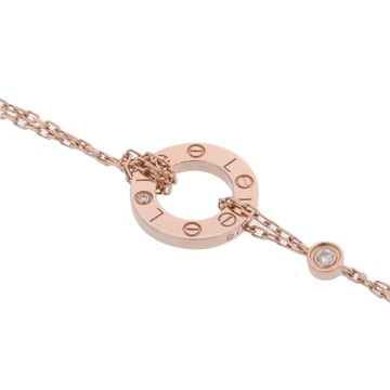 カルティエ ラブサークル ブレスレット 2PD ゴールド K18ピンクゴールド PG レディース ジュエリー 【中古】【jewelry】
