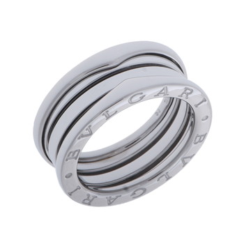 ブルガリ B.ZERO1 リング #53 シルバー K18ホワイトゴールド WG レディース ジュエリー 【中古】【jewelry】