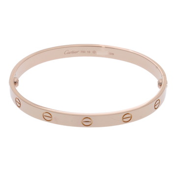 カルティエ ラブブレスレット #19 新型 ゴールド K18ピンクゴールド PG レディース ジュエリー 【中古】【jewelry】