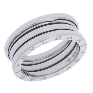 ブルガリ B-ZERO1 リング #60 シルバー K18ホワイトゴールド WG レディース ジュエリー 【中古】【jewelry】